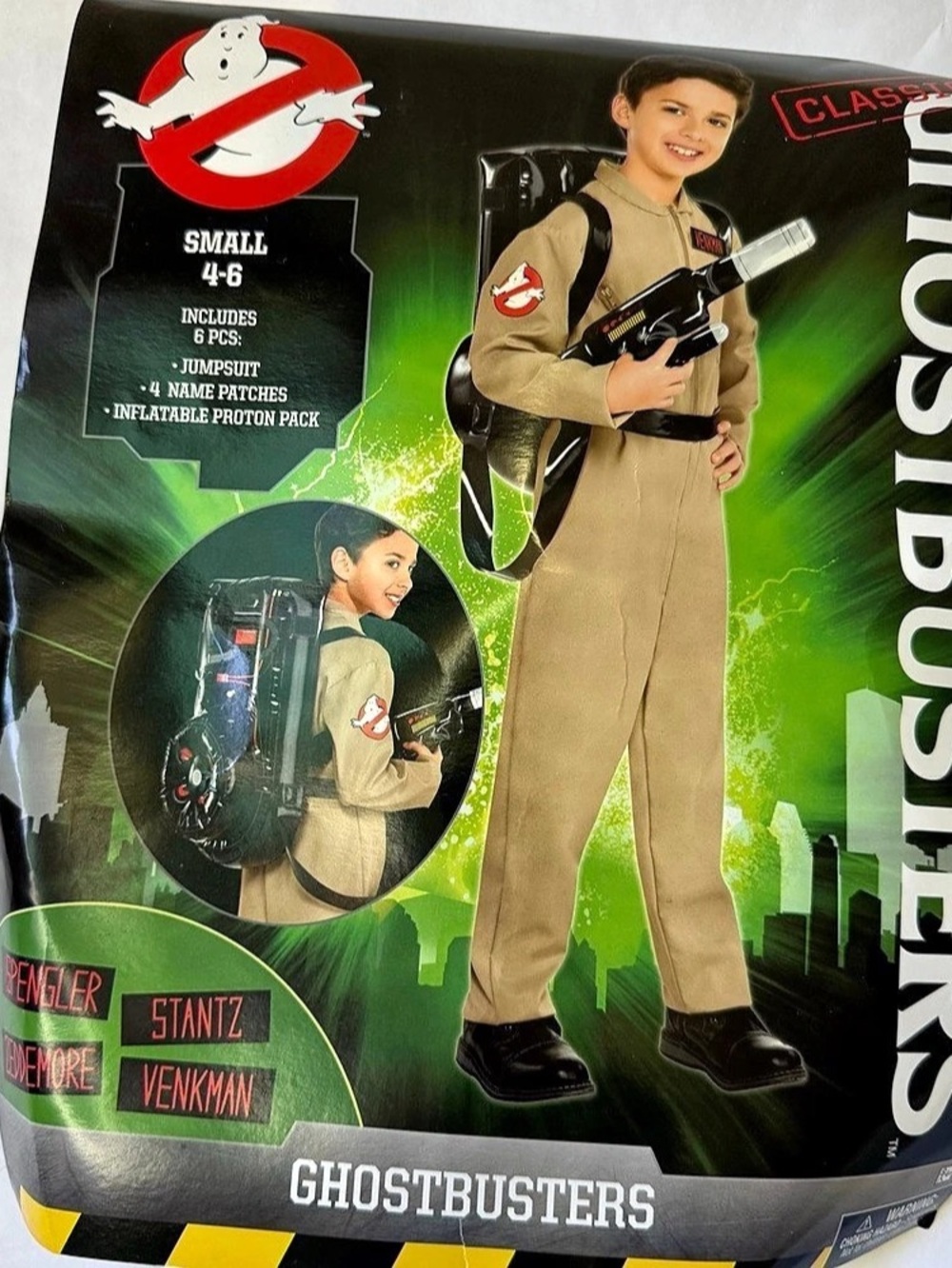 Ghostbusters Classic Costume kids 4-6 Costume